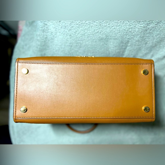 Michael Kors Hamilton Medium Leather Satchel in Brown, like new - Picture 7 of 9